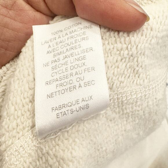 Nili Lotan Good Morning LA Pullover Sweatshirts Long Sleeve Cream Size S NWOT - Picture 6 of 10